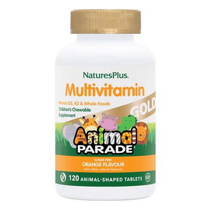 Source of Life Animal Parade GOLD Natural Orange Flavour 120's