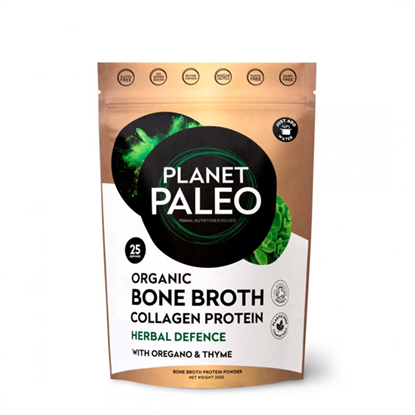 Organic Bone Broth Collagen Protein Herbal Defence 225g