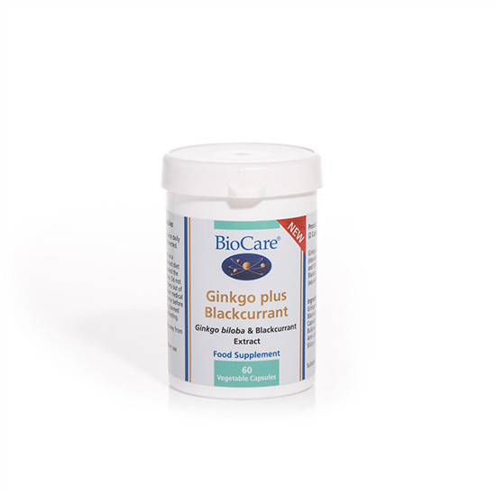 Ginkgo Plus Blackcurrant 60's