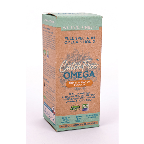 Catch Free Omega Tropical Mango Liquid 125ml