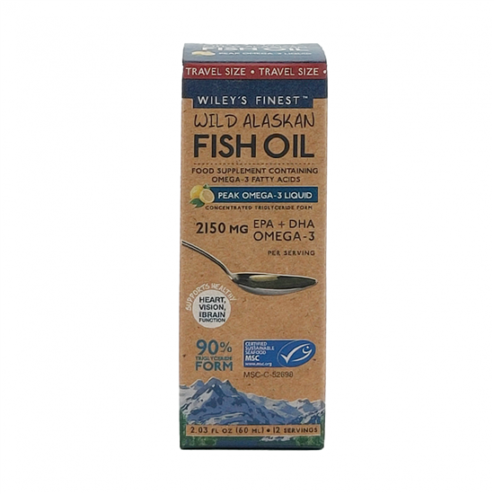 Wild Alaskan Fish Oil Peak Omega-3 Liquid 2150MG (Lemon)   60ml