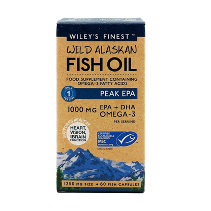 Wild Alaskan Fish Oil Peak EPA 1000mg 60's