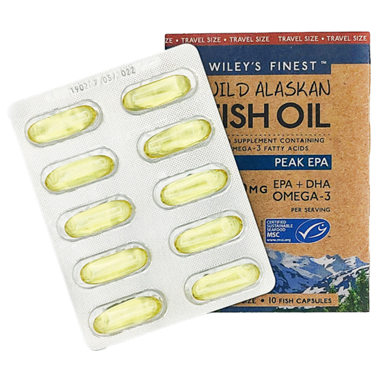 Wild Alaskan Fish Oil Peak EPA 1000mg 10's