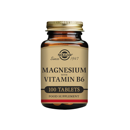 Magnesium with Vitamin B6 100's