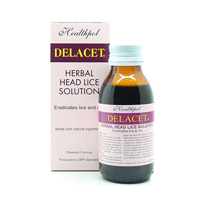 Delacet Herbal Head Lice Solution 100ml