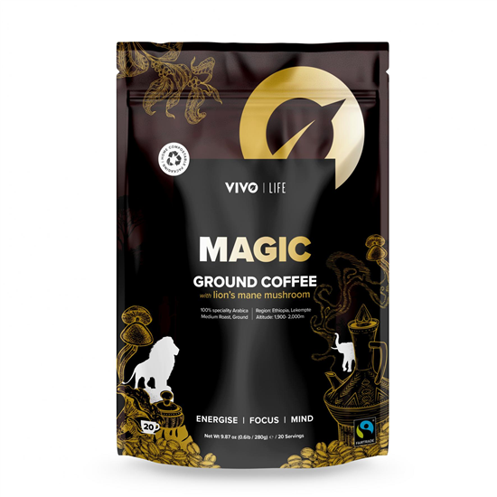 Magic Ground Coffee with Lion's Mane Mushroom 280g
