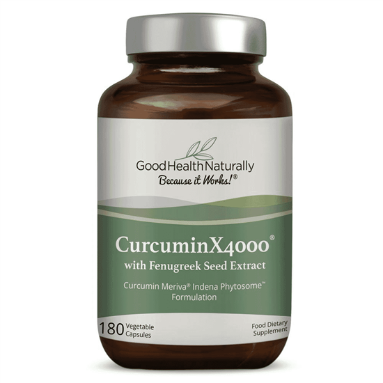 CurcuminX4000 With Fenugreek Seed Extract 180's