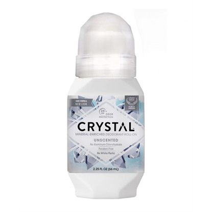 Crystal Mineral Deodorant Roll-On Unscented 66ml