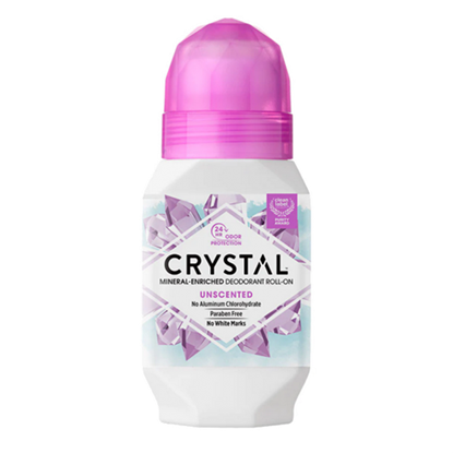 Crystal Mineral Deodorant Roll-On Unscented 66ml