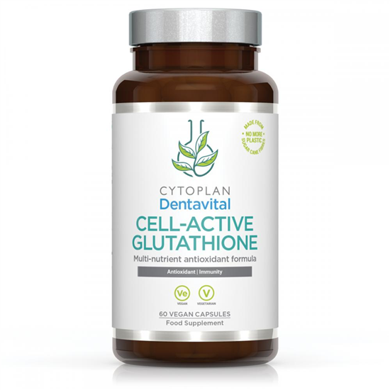 active glutathione Pure and Natural Supplies. Dentavital Cell-Active Glutathione 60's