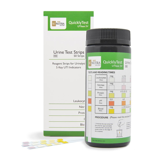 Quickly Test Urine Test Strips 50's