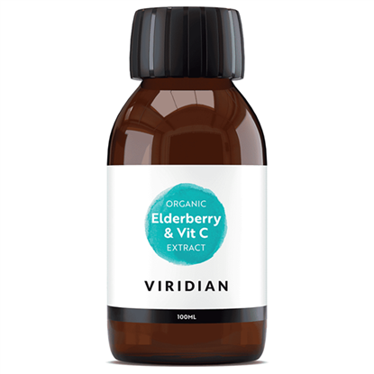 Organic Elderberry Extract + Vit C 100ml