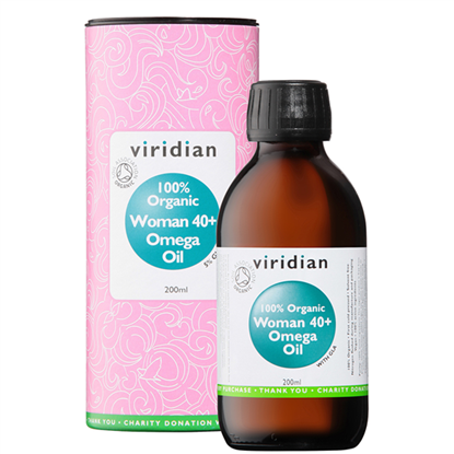 100% Organic Woman 40+ Omega Oil 200ml