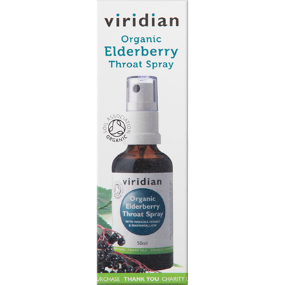 Organic Elderberry Throat Spray 50ml