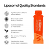 High Absorption Liposomal Vitamin C 1000mg Orange Twist Flavour 5 Sachets
