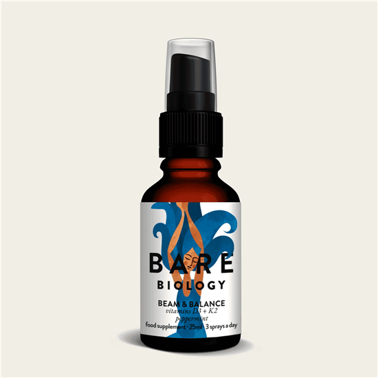 Beam & Balance Peppermint  Vitamins D3 + K2 25ml
