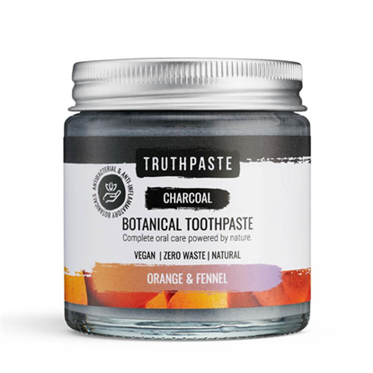 Charcoal Botanical Toothpaste Orange & Fennel 100ml
