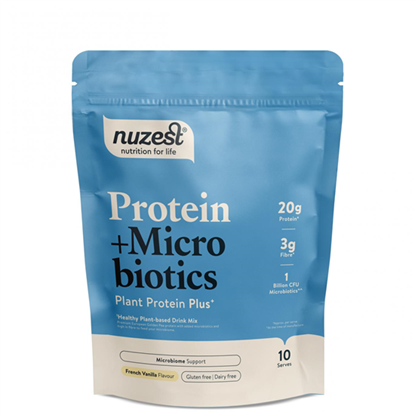 Protein + Micro Biotics Plant Protein Plus French Vanilla 300g