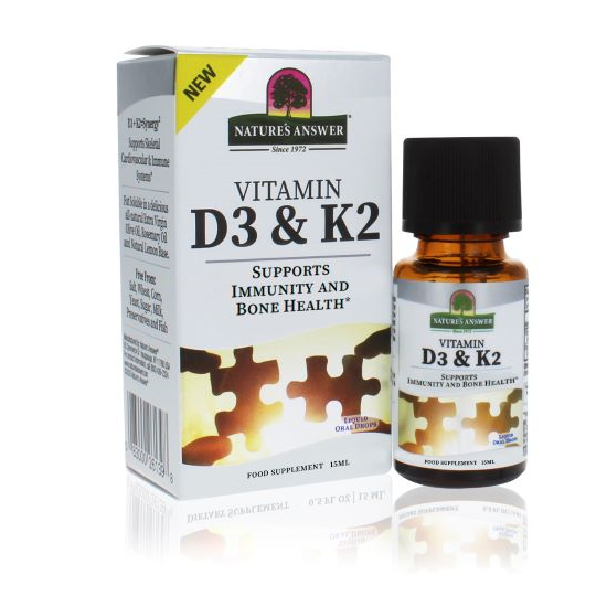 Pure and Natural Supplies. Vitamin D3 & K2 15ml