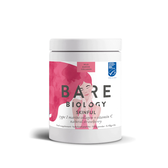 Skinful Marine Collagen + Vitamin C Natural Strawberry Flavour 300g