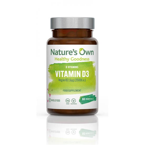 Vitamin D3 Vegan 2500iu 60's