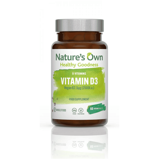 Vitamin D3 Vegan 2500iu 60's