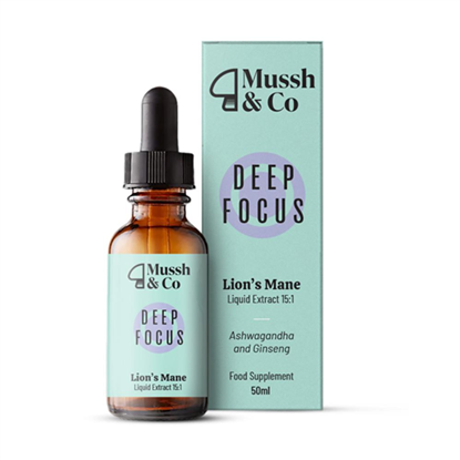 Deep Focus Lion's Mane Liquid Extract 15:1 50ml