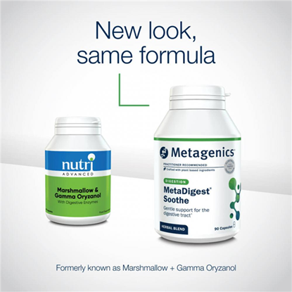 MetaDigest Soothe 90s (Formerly Nutri Adv. Marshmallow & Gamma Oryzanol NUT-5606)