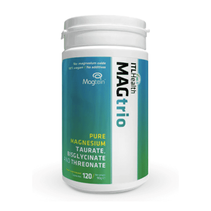 MAGtrio Pure Magnesium Taurate, Bisglycinate and Threonate 120s