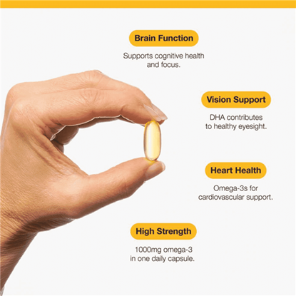 OmegaGenics High Strength Omega-3 Fish Oil 60s