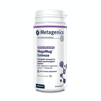 MegaMag Calmeze Orange Flavour 30 Servings (Formerly Nutri Adv. NUT-3366)