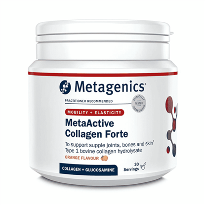 MetaActive Collagen Forte Orange Flavour 30 Servings (Formerly Nutri Adv. Collagen Forte NUT-6999)