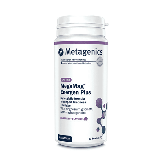 MegaMag Energen Plus Raspberry Flavour 30 Servings (Formerly Nutri Adv. NUT-3368)