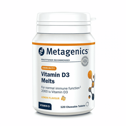 Vitamin D3 Melts Lemon Flavour 120s (Formerly Nutri Adv. NUT-3430)
