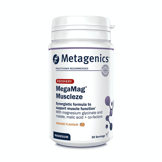 MegaMag Muscleze Orange Flavour 30 servings (Formerly Nutri Adv. NUT-3365)
